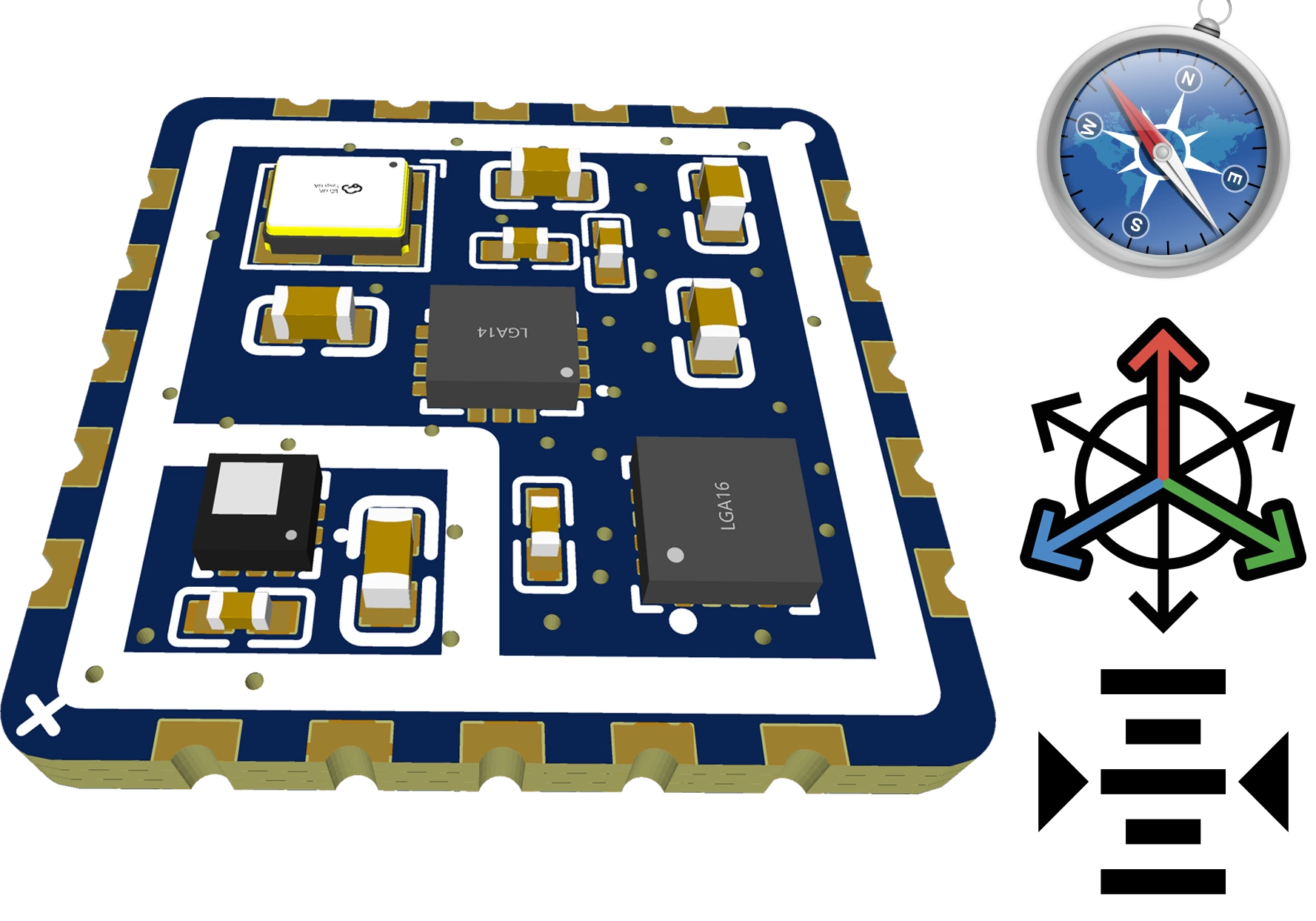 10 dof imu sensor board